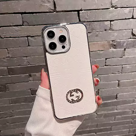 iphone16 15 14ケースグッチgucciブランドラインストーン付きファッション激安