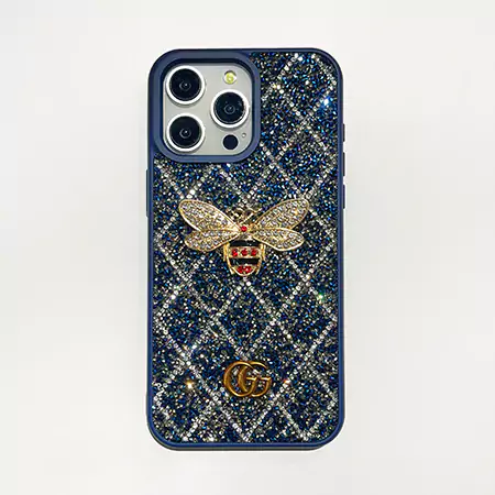 iPhone 16 /15/14ケース【グッチgucci】ブランド 蝶のモチーフ薄い ファッションブラック，ハイブランドスマホケース【グッチgucci】iPhone 16 /15 proドリルポイント人気耐衝撃，iPhone 16/14 proブランド【グッGucci】携帯 ケース シルバー人気通販